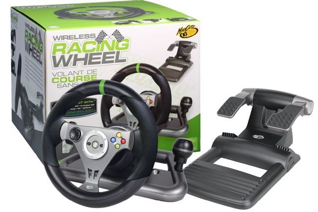 Mad Catz Wireless Racing Wheel with Pedals | Gamesmen