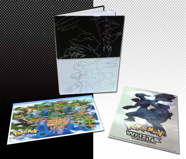 Pokemon Black White Collector's Strategy Guide & Unova Pokedex +  Map/Lithograph
