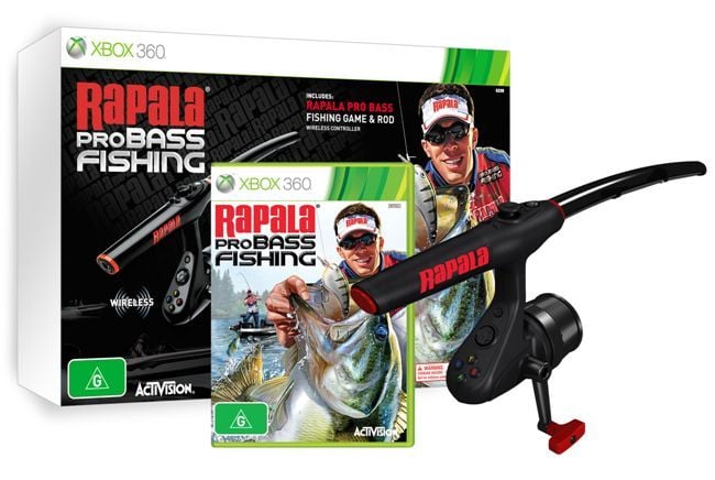Rapala Pro Bass Fishing with Wireless Rod Controller (Xbox 360)