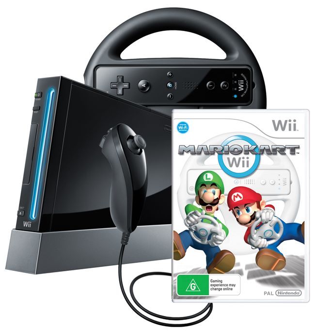 Nintendo Wii Console Black : Video Games 