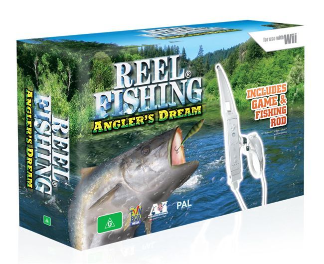 Mint Disc Nintendo Wii Reel Fishing Angler’s Dream – Inc Manual Wii U Comp.  Free Postage