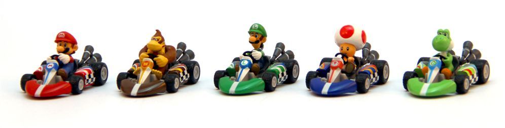Mario Kart Wii Nintendo Racer Collection Model Toys Figure Mario