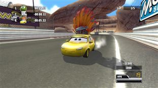 Refurbished THQ Cars Race-o-rama with Cars Wii Wheel  Wii ADVANCED  COMPETITIVE ENTERTAINING 