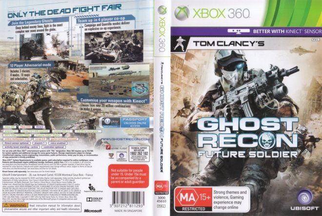 Jogo Xbox 360 Tom Clancy's Ghost Recon: Future Soldier