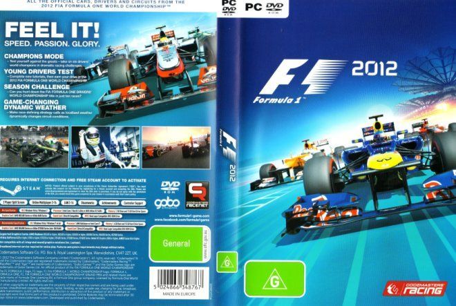 Jogo Pc F1 2012