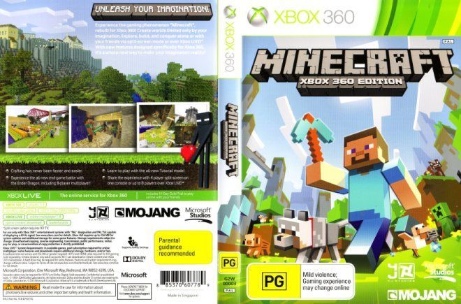 Minecraft Xbox 360 Edition Pre Owned Xbox 360