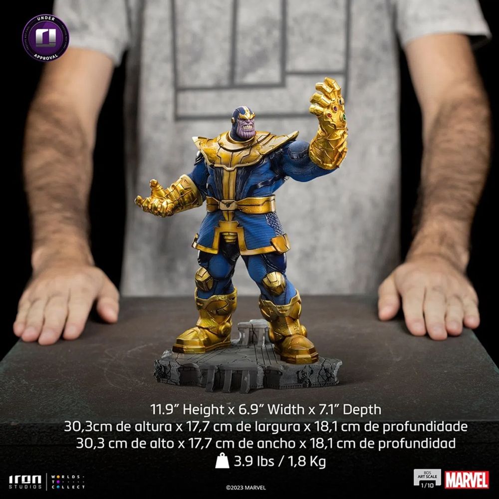 Action figure thanos online iron studios