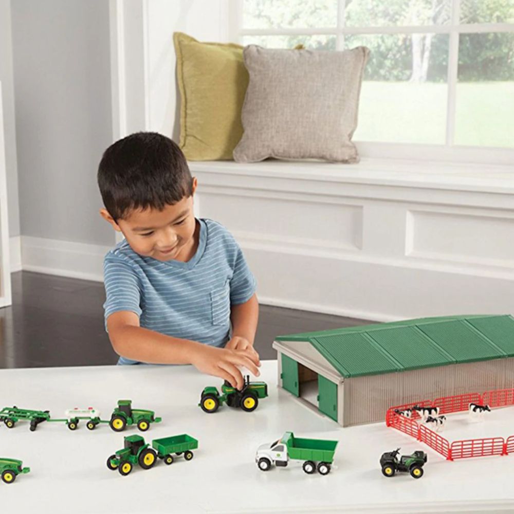 John deere farm toy playset outlet