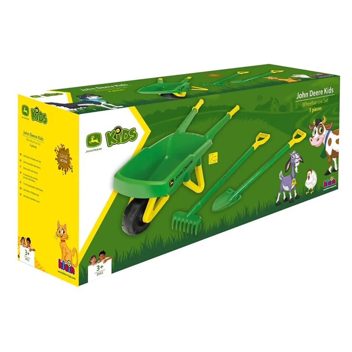 John Deere Kids Wheelbarrow Set