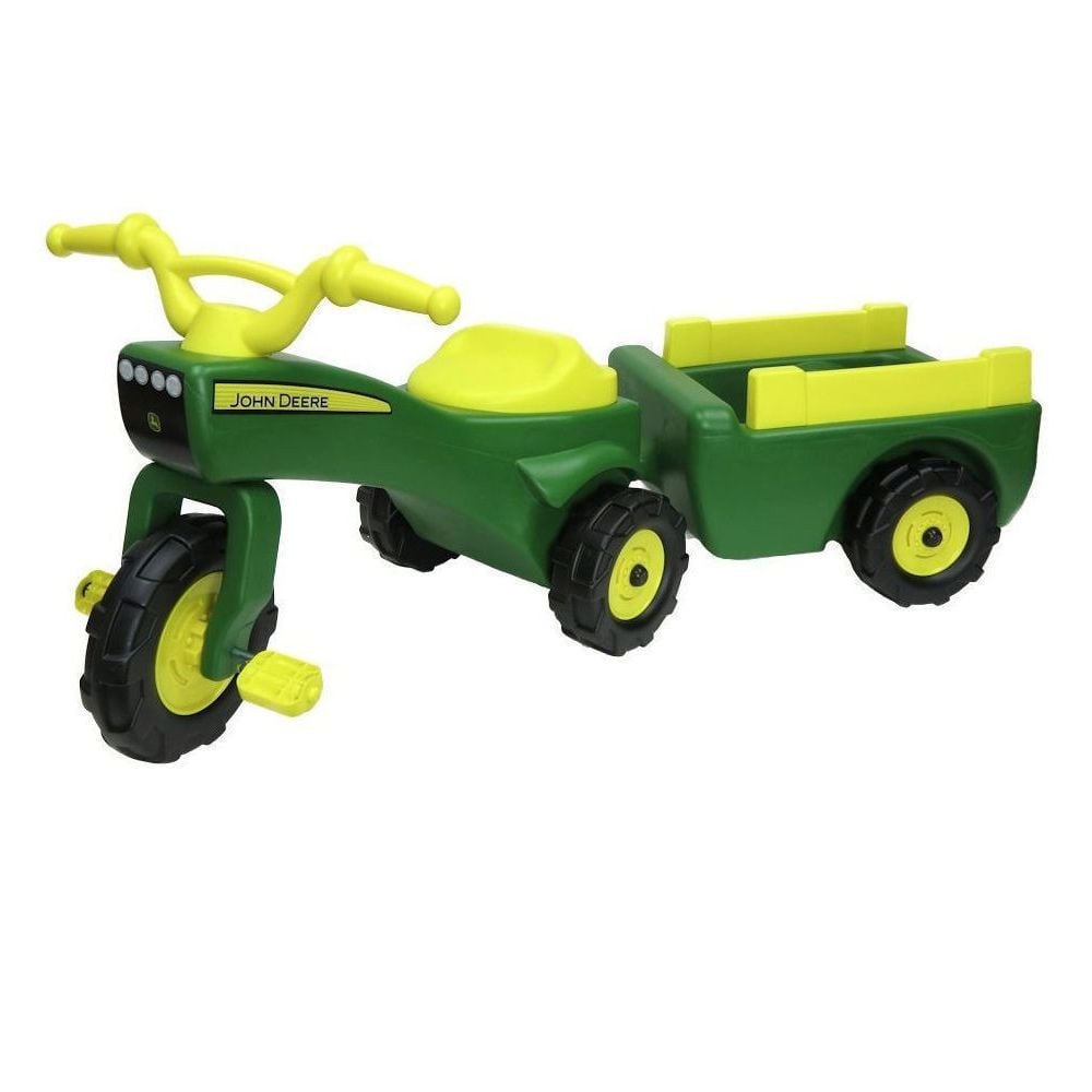 John Deere Trike Wagon Set