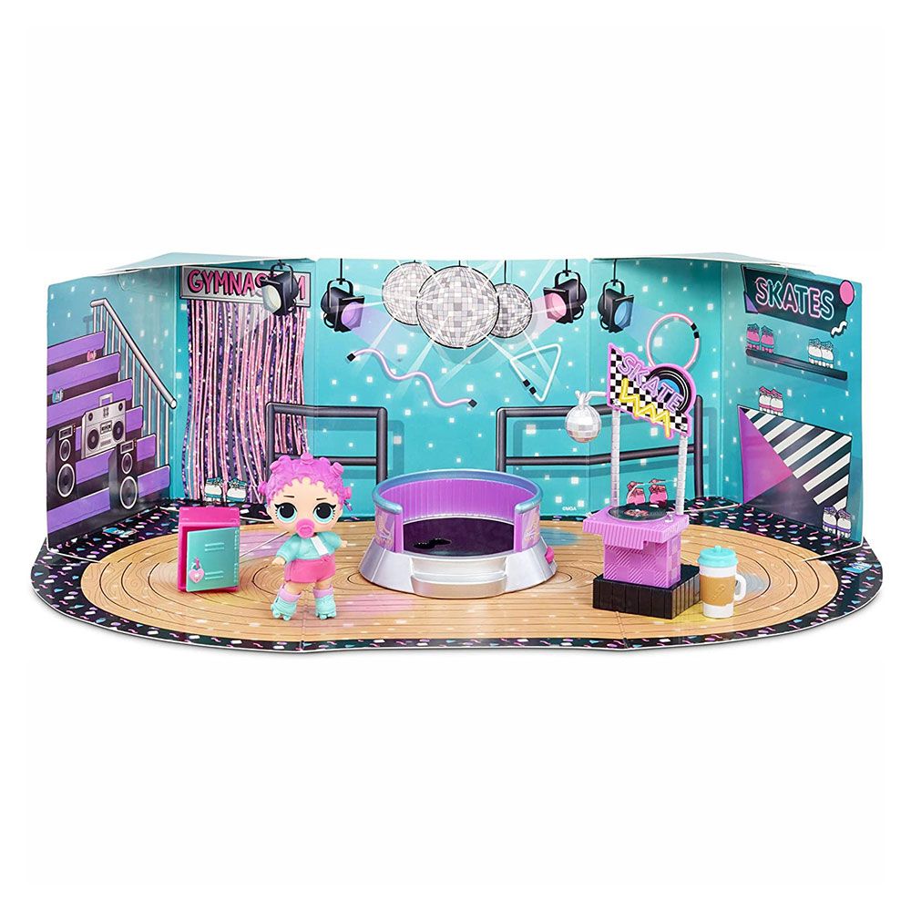 L.O.L. Surprise Furniture Series 3 Roller Rink with Roller Skater