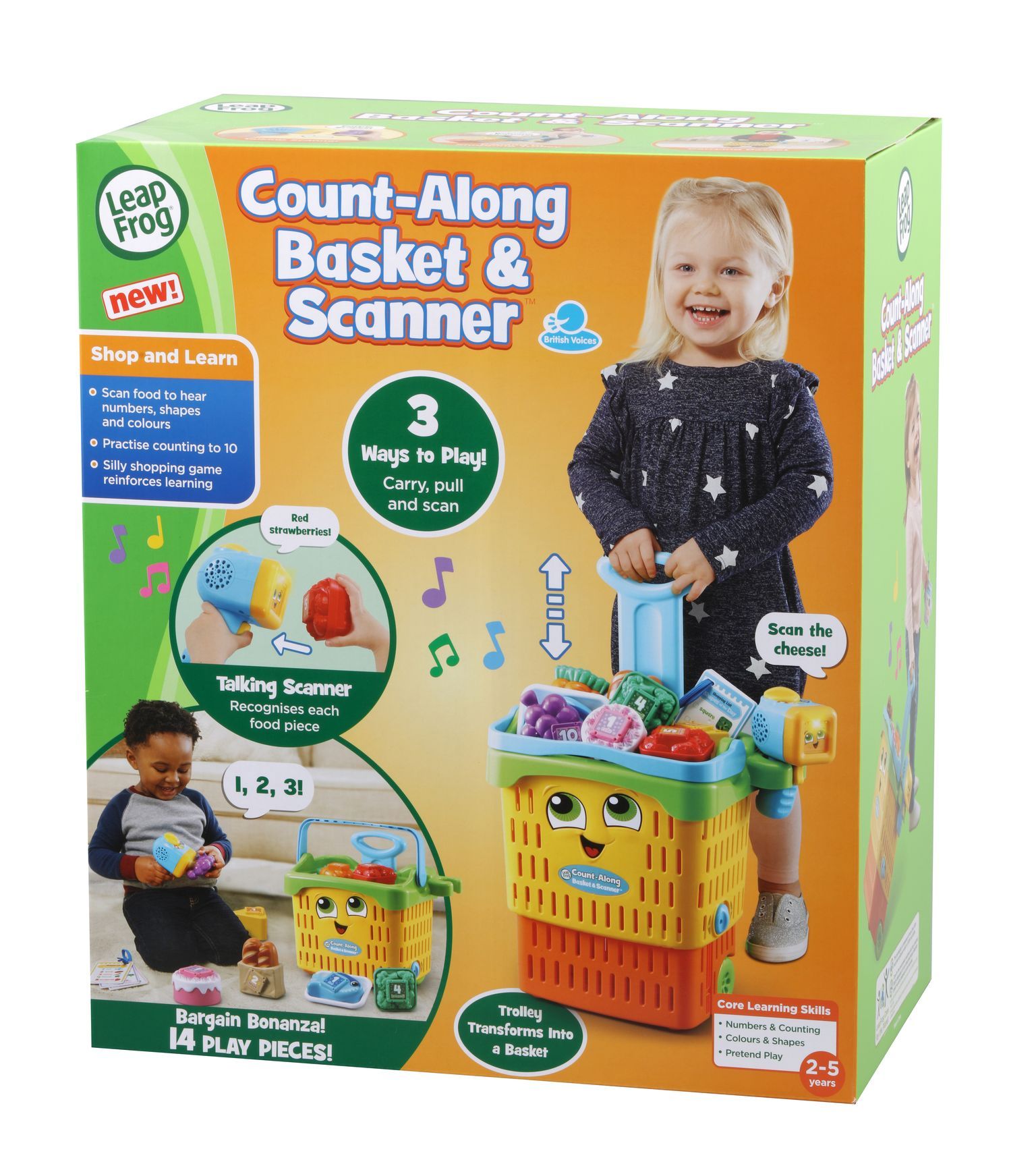 Leapfrog scanner top