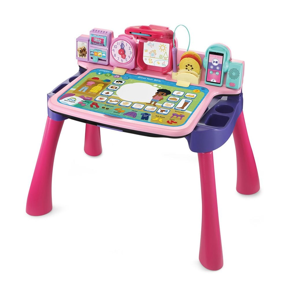Vtech explore and write activity shop desk pink
