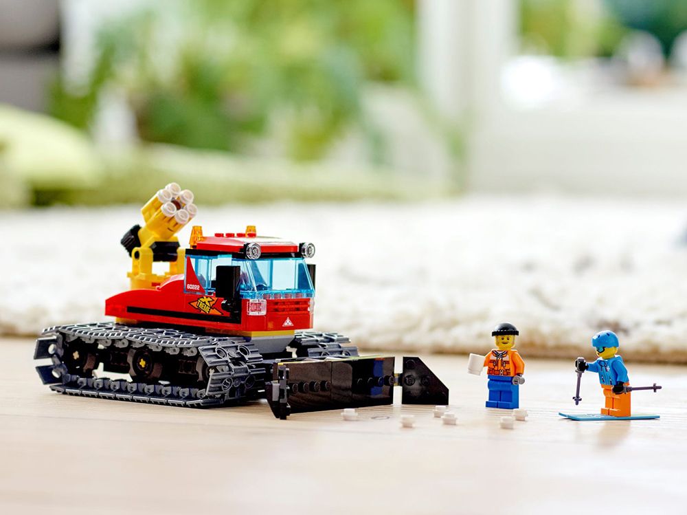 Lego city top snow groomer