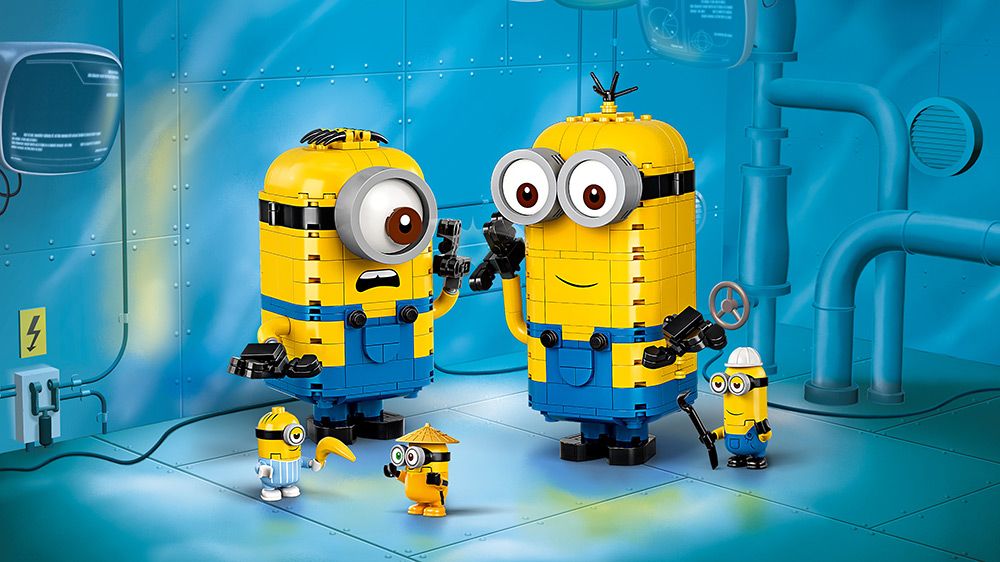 LEGO Minions Brick Built Minions and Their Lair 75551