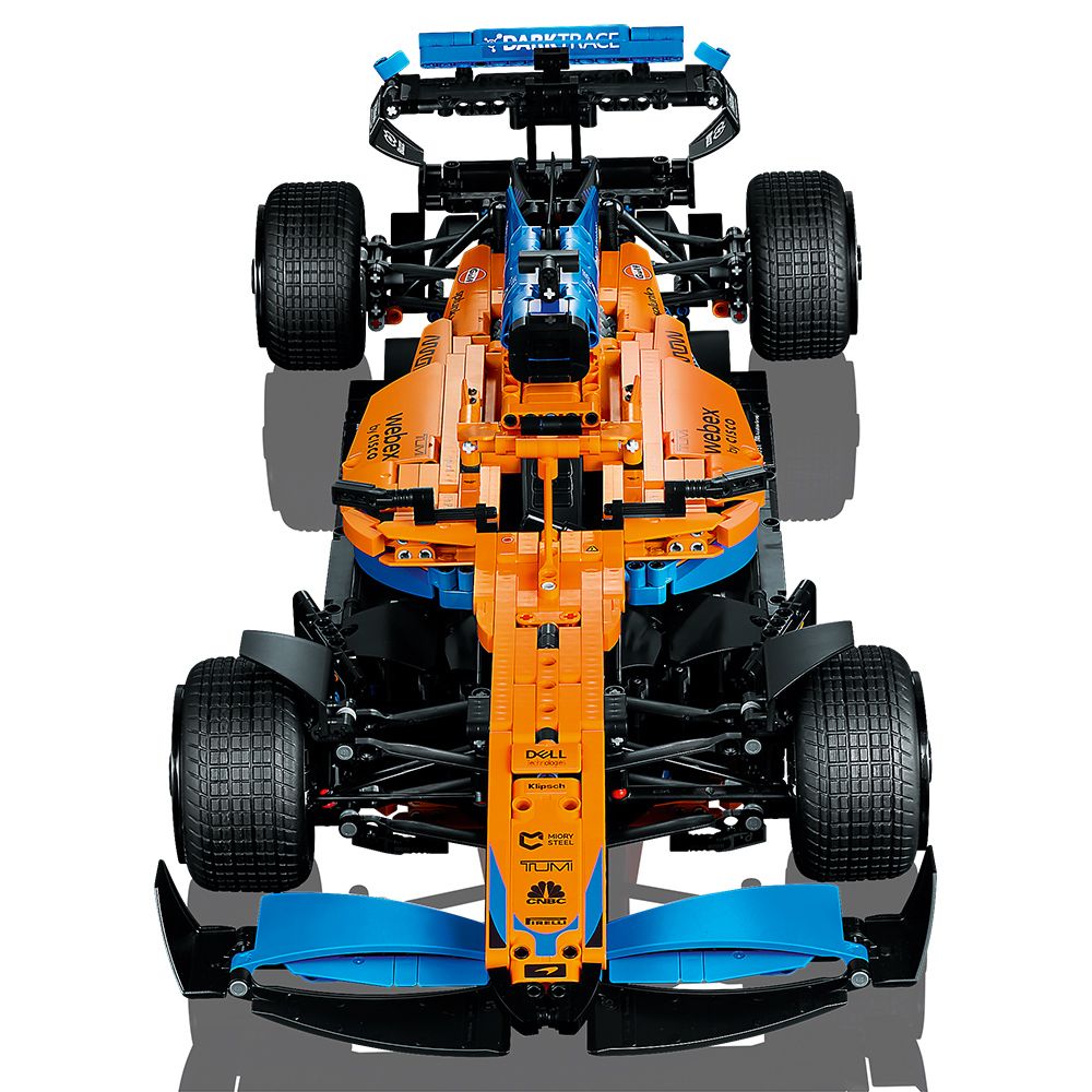 Lego technic orange race car top