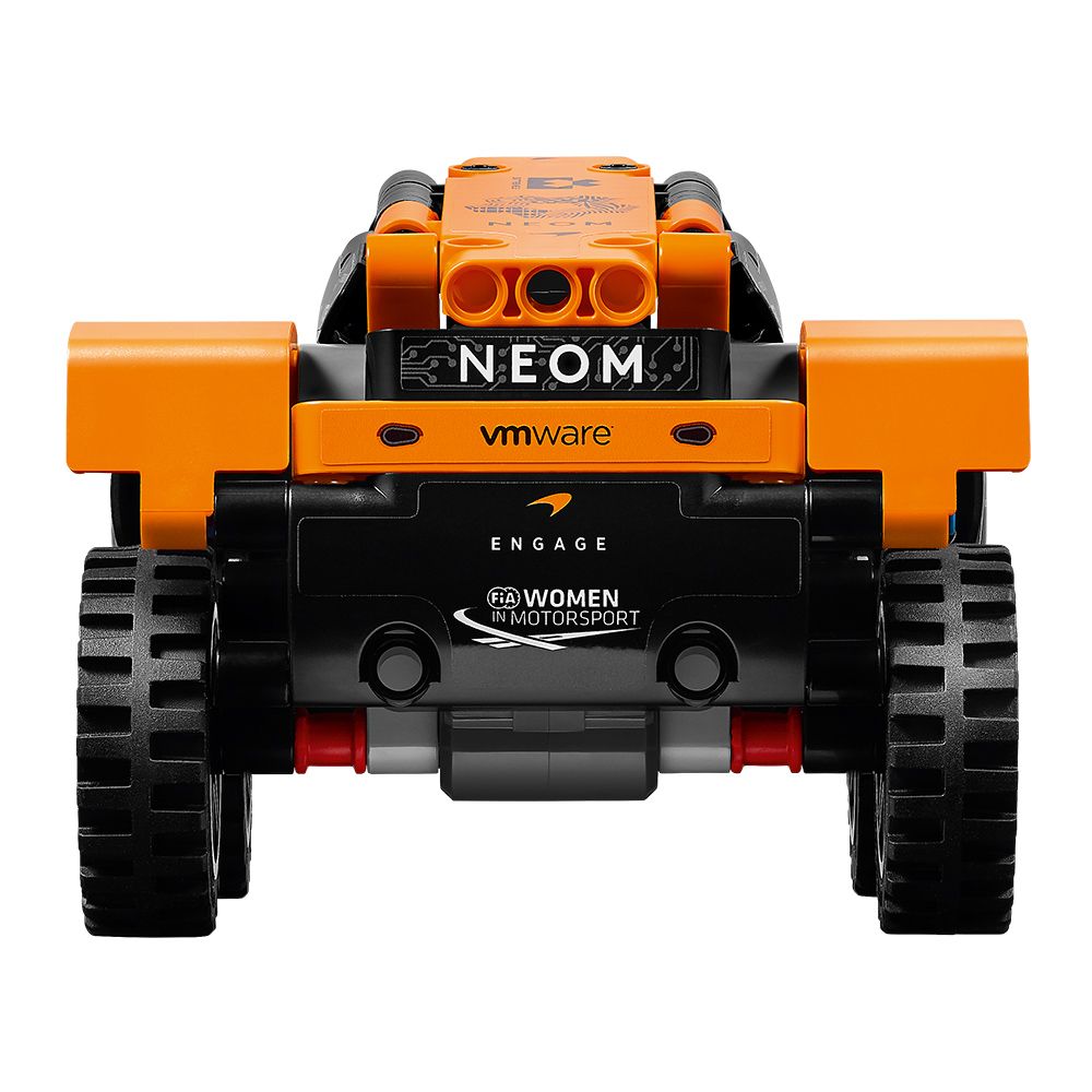 Lego technic orange race car 2025