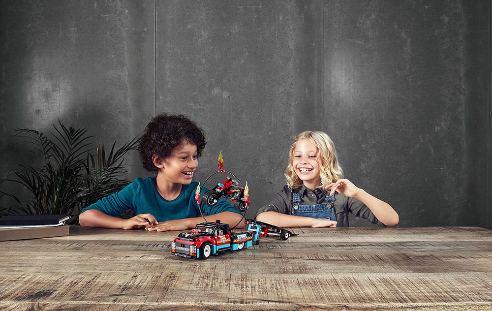 Lego technic 2025 truck and bike