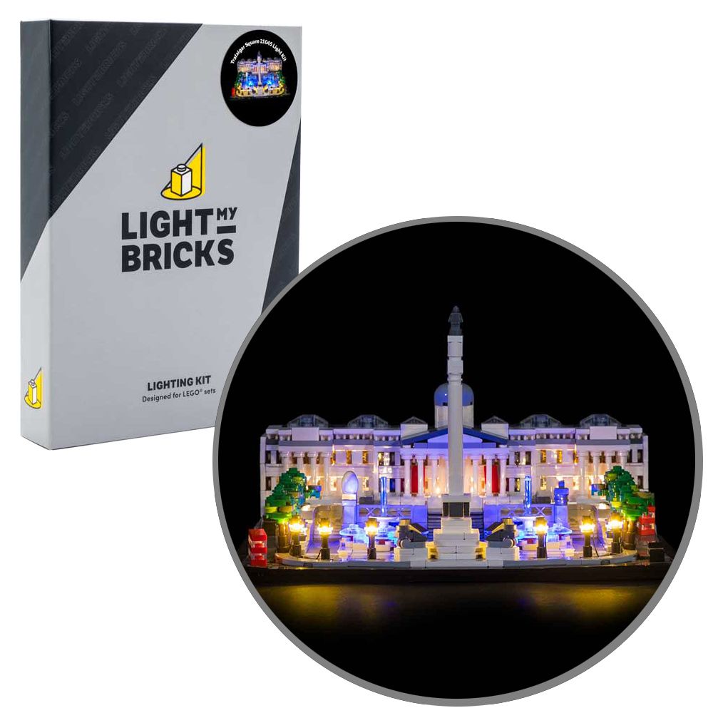 Light My Bricks Architecture Trafalgar Square 21045 Lighting Kit