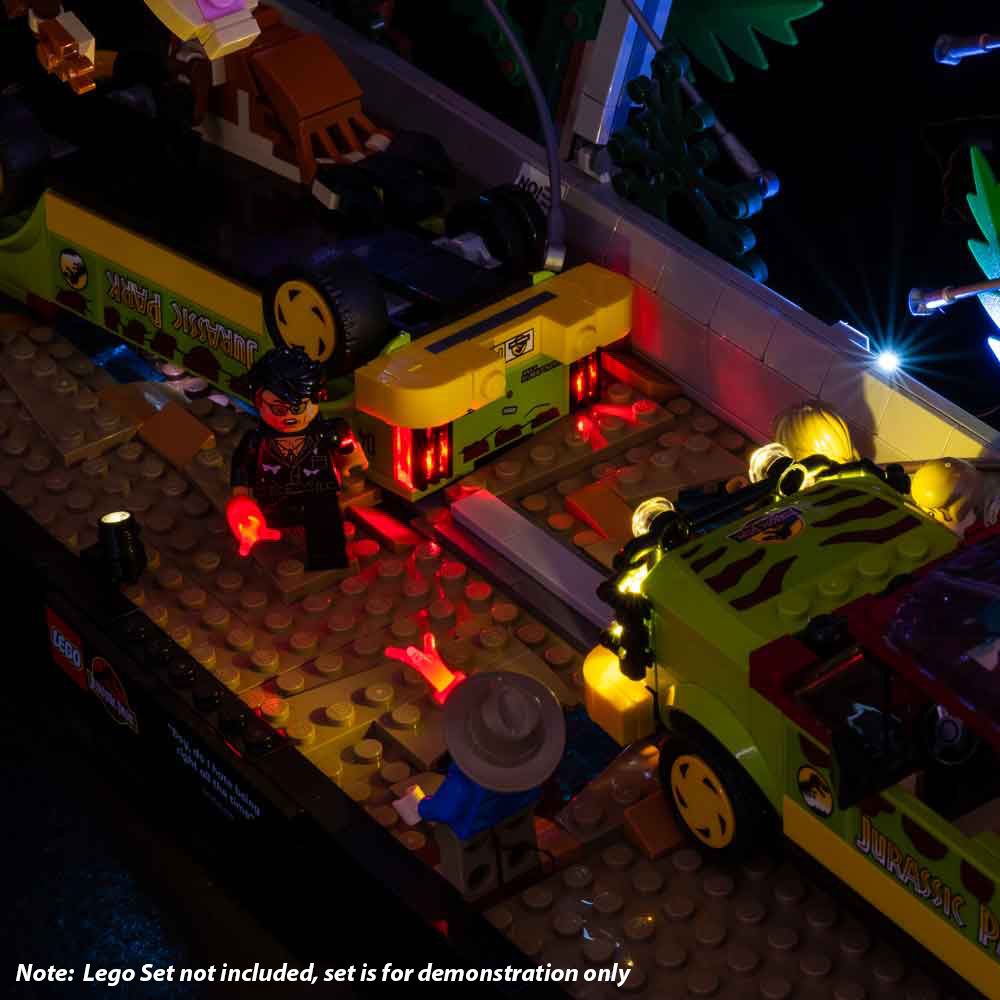 Lego jurassic world 4x red 2025 brick