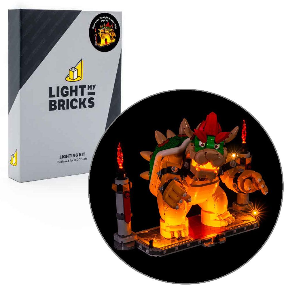 LED Light Kit for Lego 71411 The Mighty Bowser Model Lighting Set