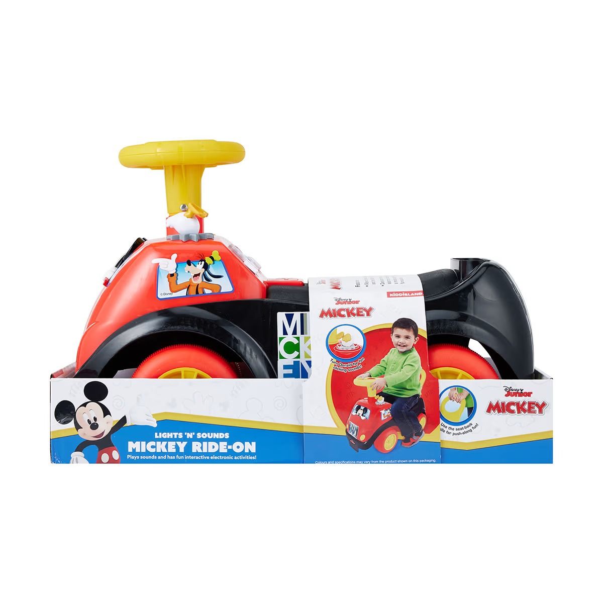 Disney Lights N Sounds Mickey Firetruck Ride On