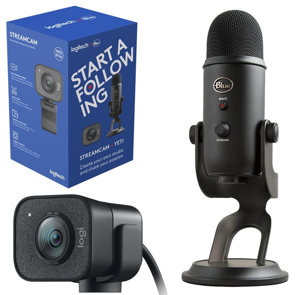 Blue Yeti Gaming/Streaming/Podcasting Michrophone 988-00100 from Logitech