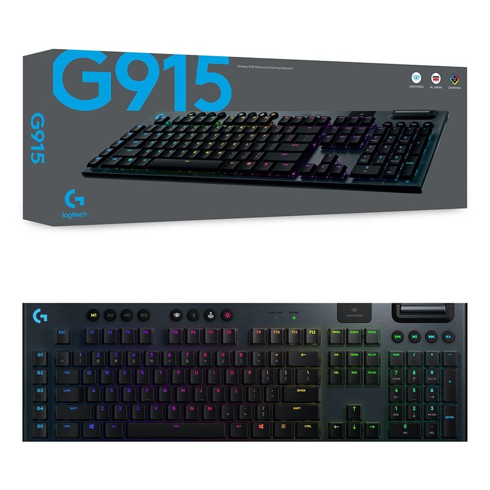 The Logitech G915 TKL Wireless RGB Mechanical Keyboard (GL Linear Edition):  The Right Clique - Digital Reviews Network