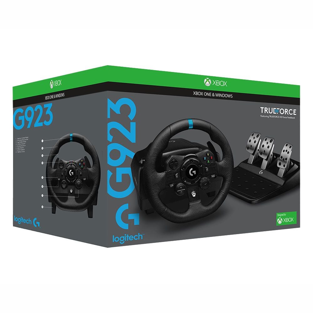 Logitech G923 Trueforce Sim Racing Wheel for Xbox One, Xbox Series
