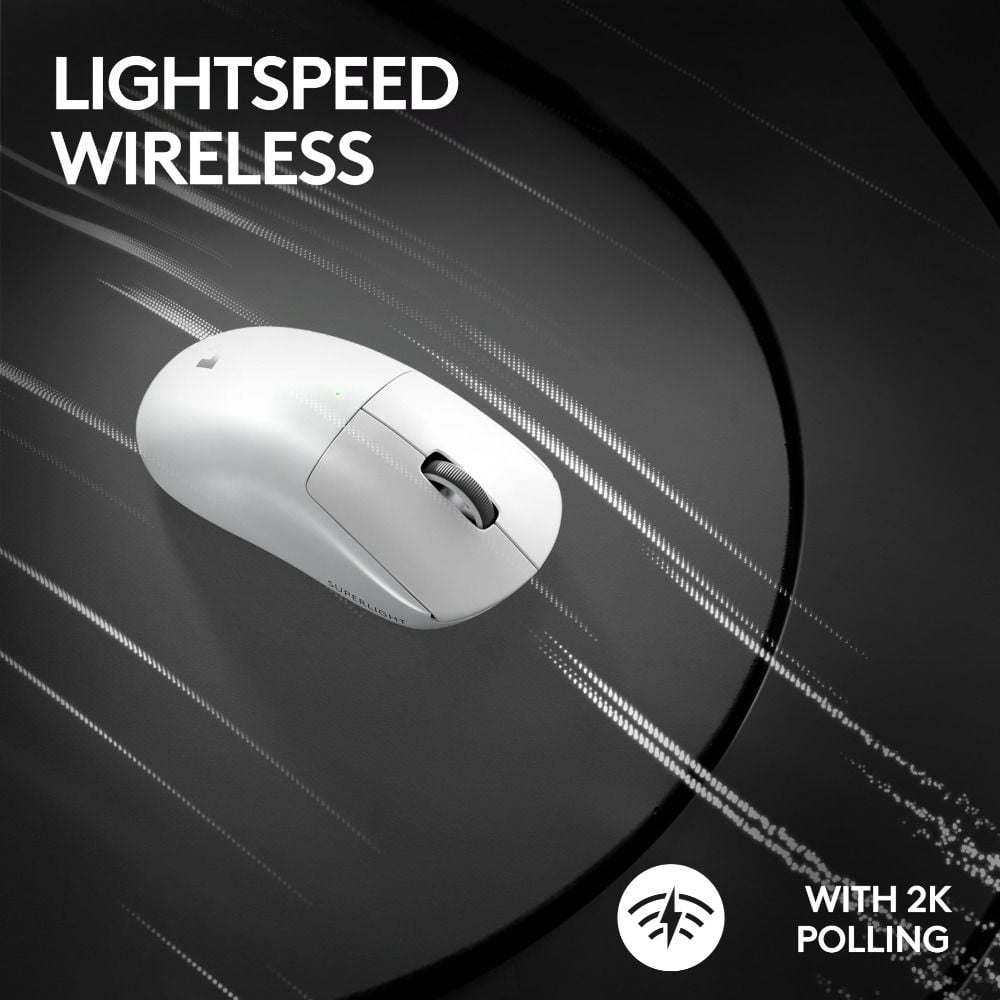 Logitech G PRO X SUPERLIGHT 2 LIGHTSPEED Gaming Mouse White