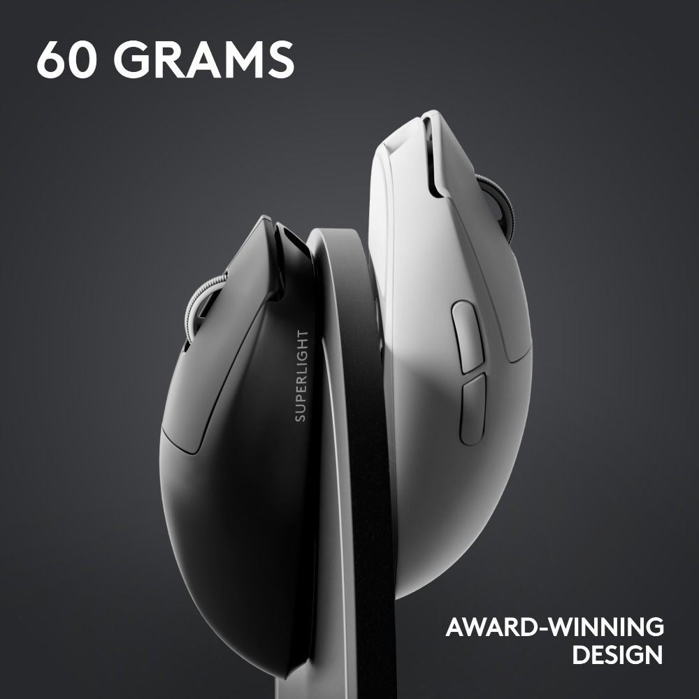 Logitech super light white top