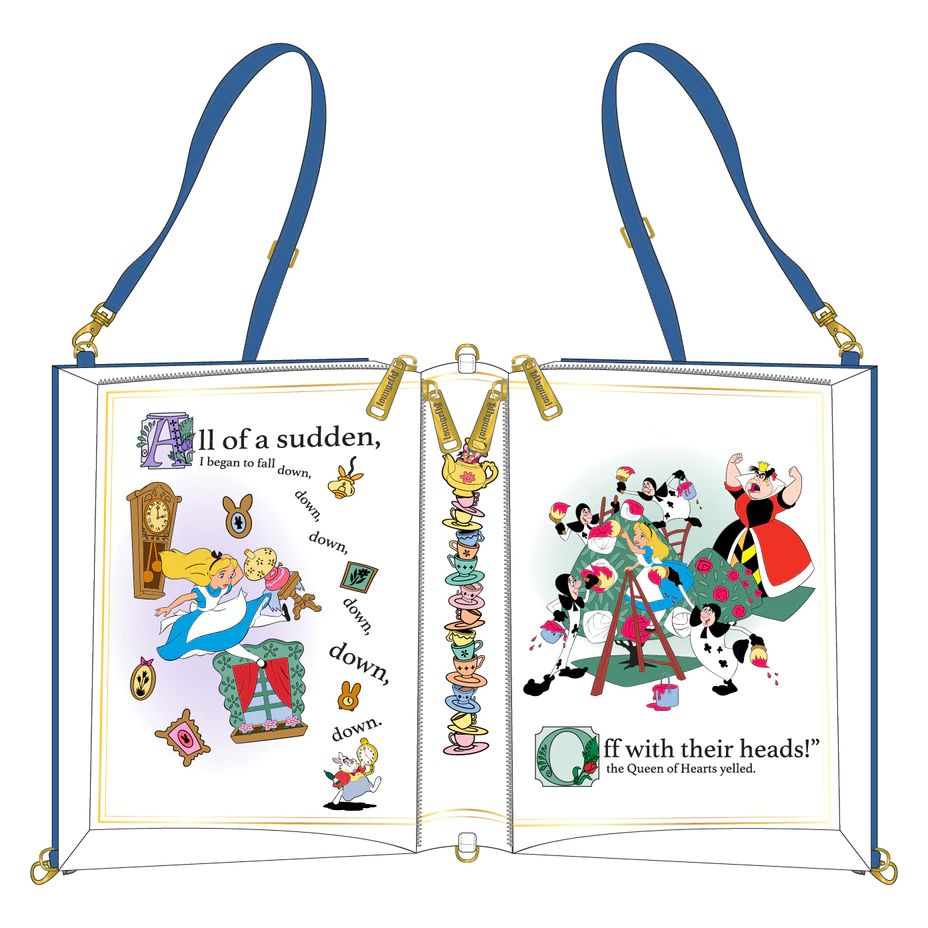 Alice in wonderland book bag hotsell