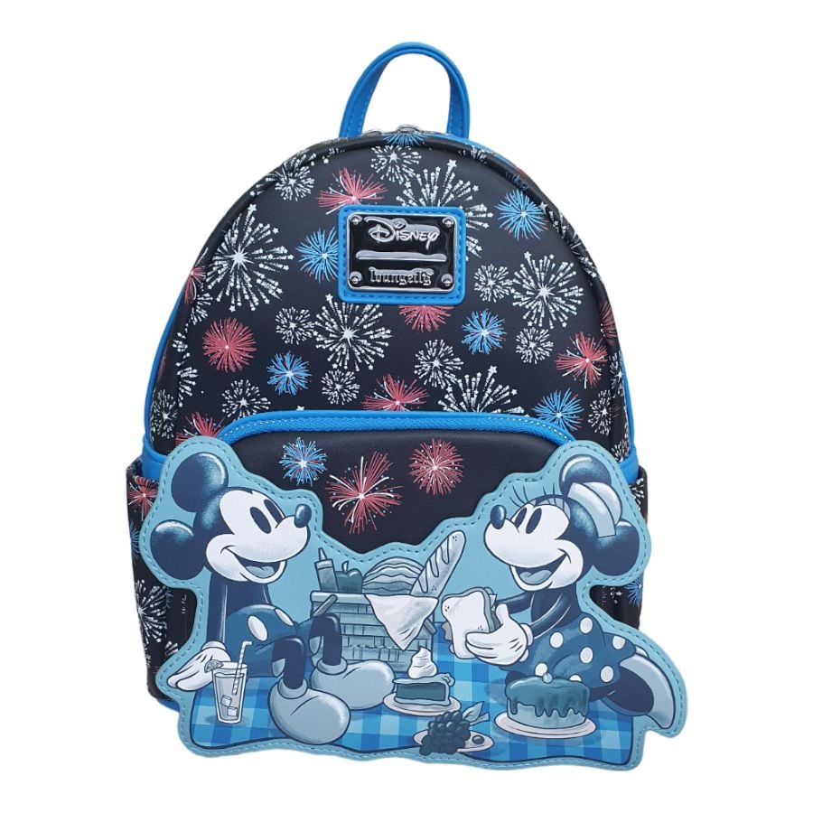 Loungefly mickey mouse faux leather mini backpack store