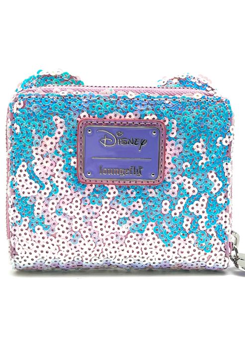 Minnie mouse sequined deals wallet by loungefly