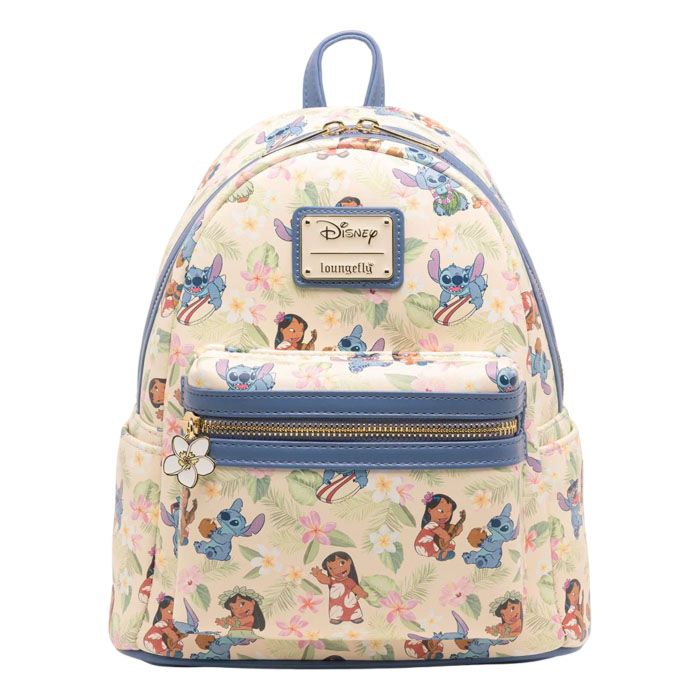 Loungefly Lilo and Stitch Hula Dance Faux Leather Mini Backpack