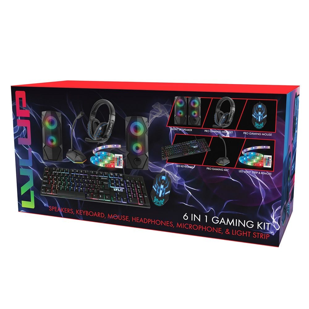  LVL Up Pro Gaming Mouse, Keyboard, and Headset Bundle