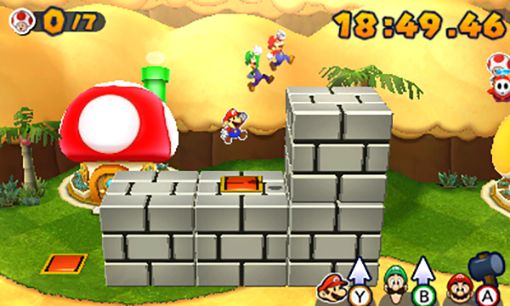Mario Luigi Paper Jam Bros 3DS