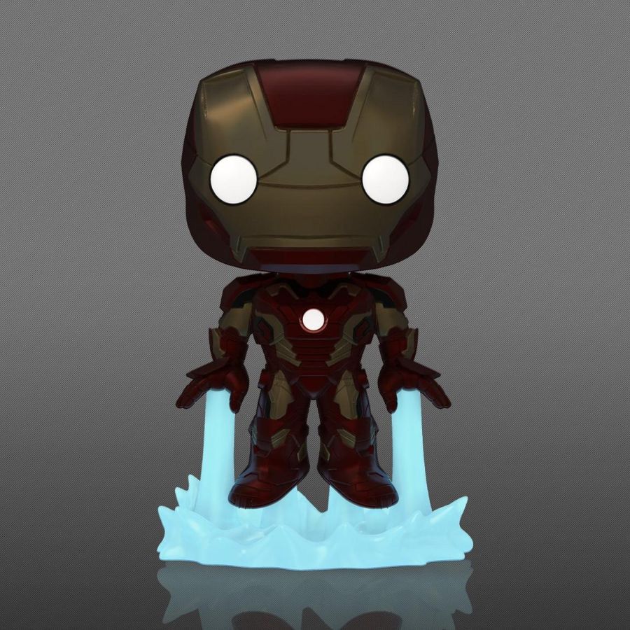 Marvel Avengers 2 Iron Man Mark 43 Glow 10 Jumbo Sized Funko POP