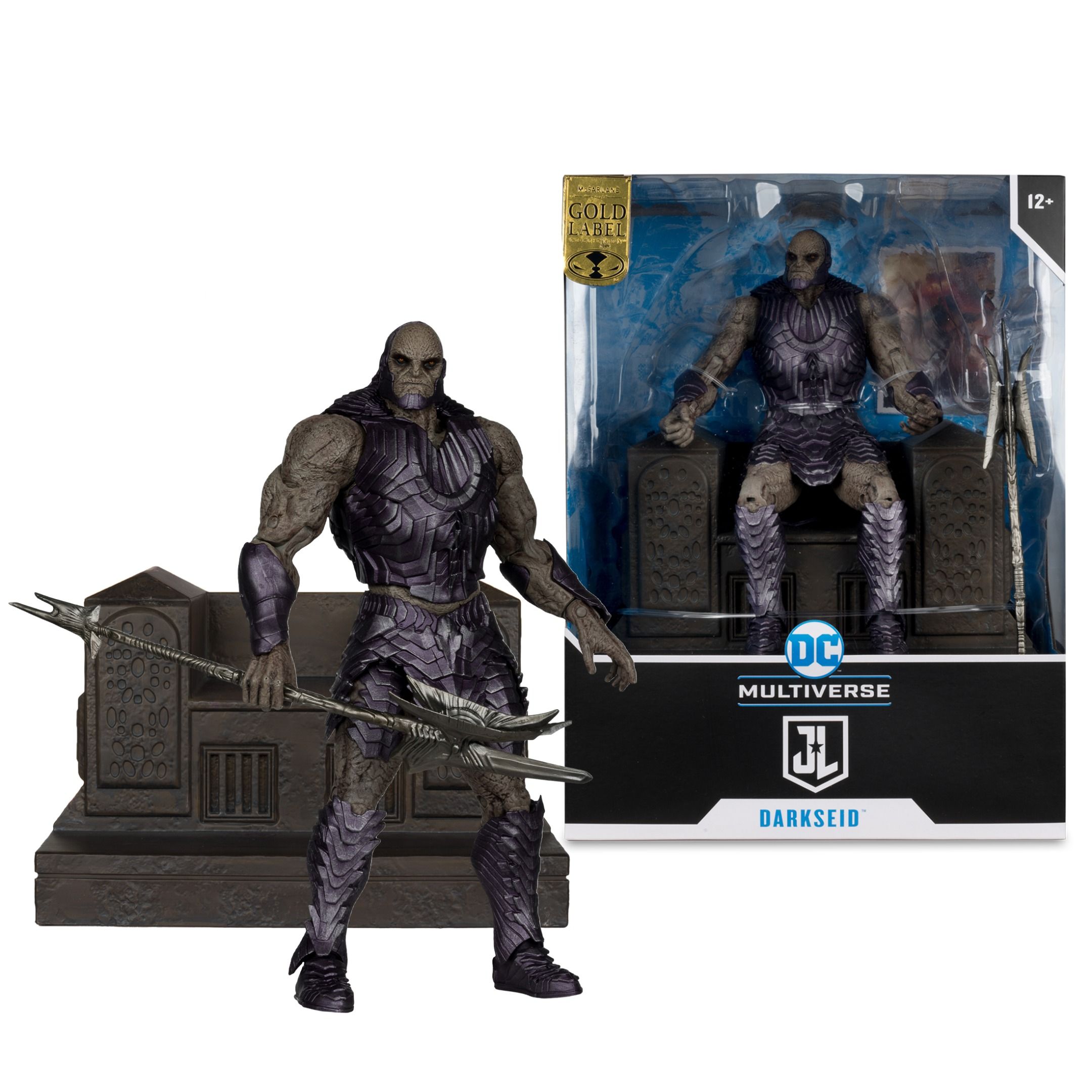 McFarlane Gold Label DC Multiverse Justice League Darkseid with Throne 7 Mega Figure