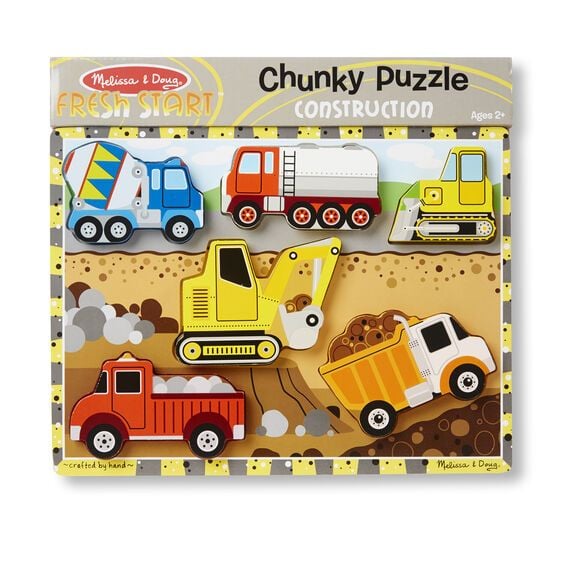 Melissa and doug construction puzzle outlet