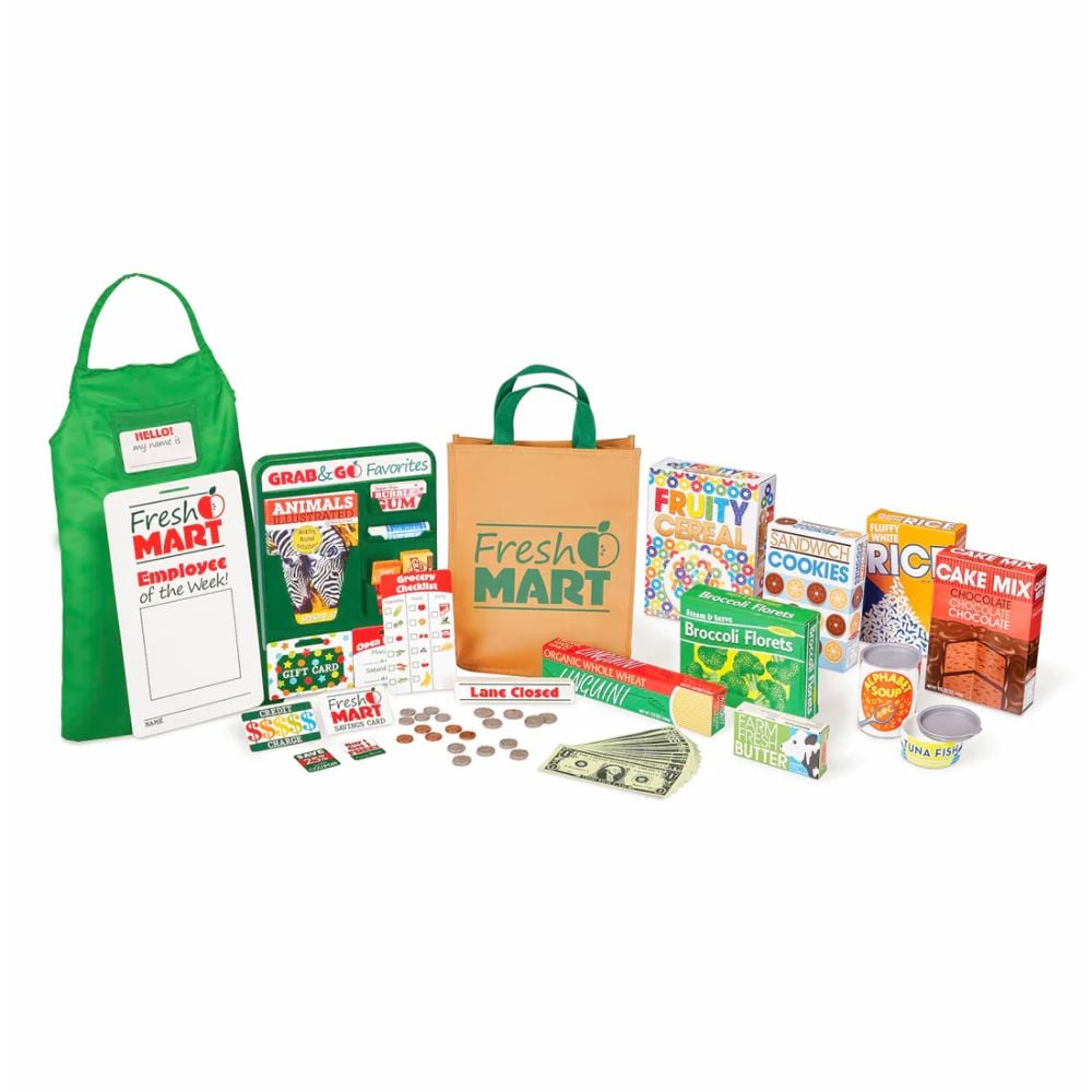 Melissa and doug grocery store checkout top