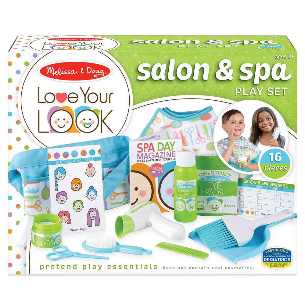 Melissa Doug Love Your Look Salon Spa Playset