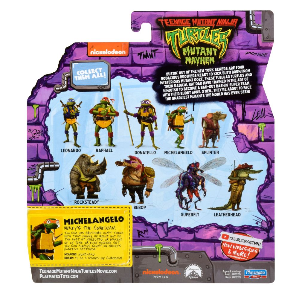 Teenage Mutant Ninja Turtles Mutant Mayhem Michelangelo The