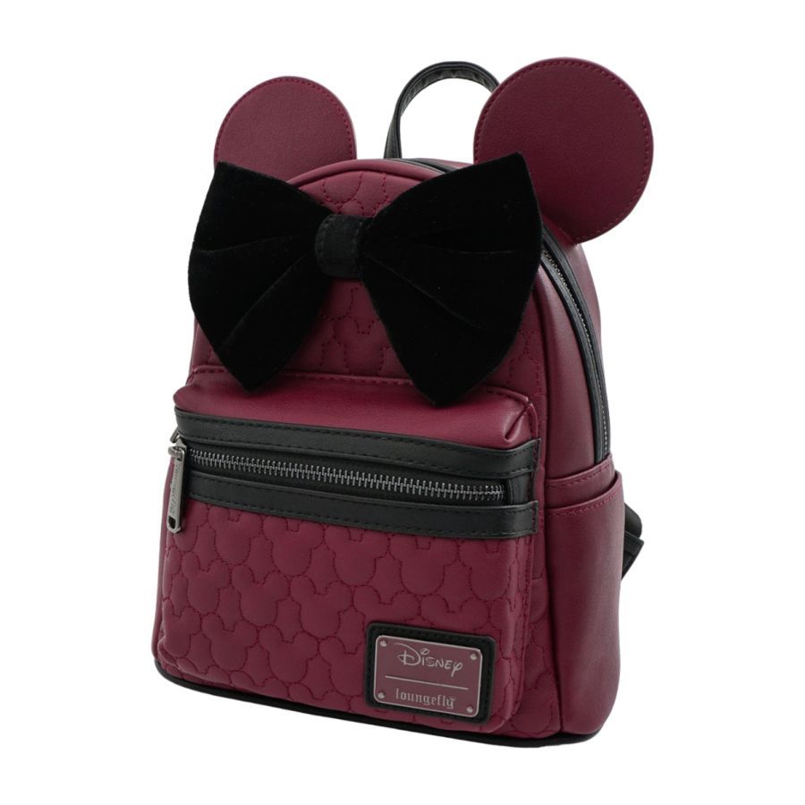 Loungefly disney minnie mouse red ears mini backpack store