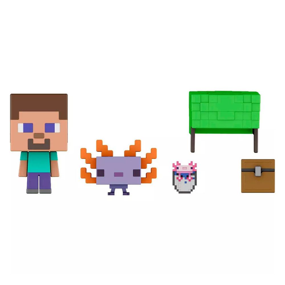 minecraft axolotl mini figure