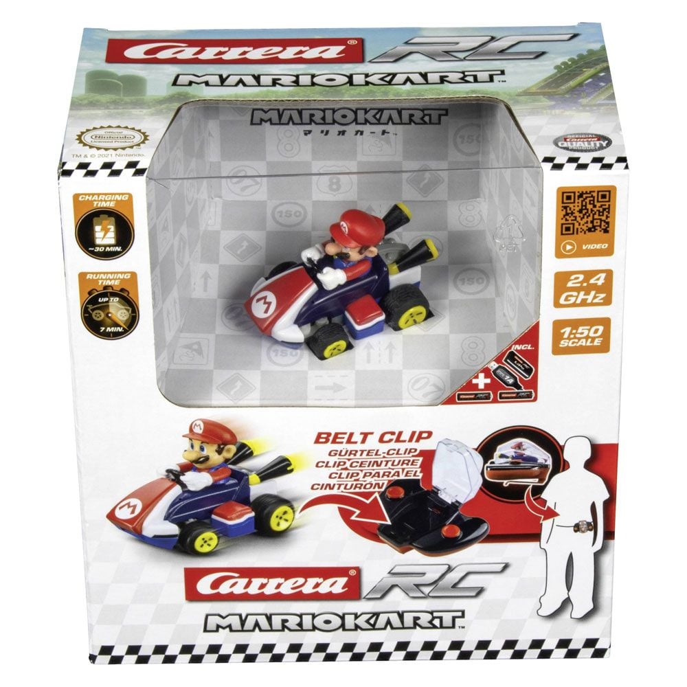 Carrera Mario Kart: Mario  Mini RC | The Gamesmen