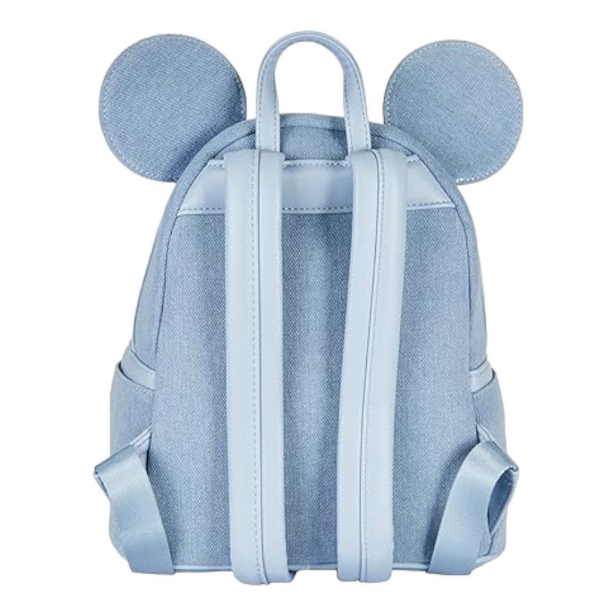 Mickey mouse denim mini backpack by loungefly 2025