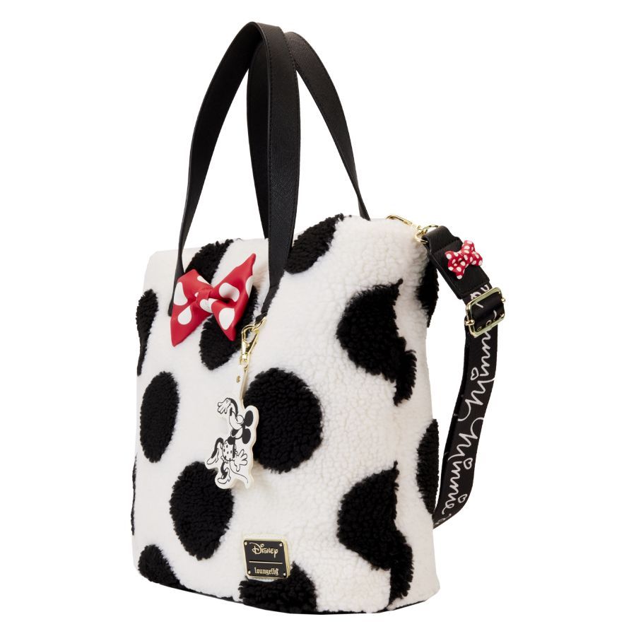 Loungefly Disney Minnie Rocks the Dots Sherpa 12