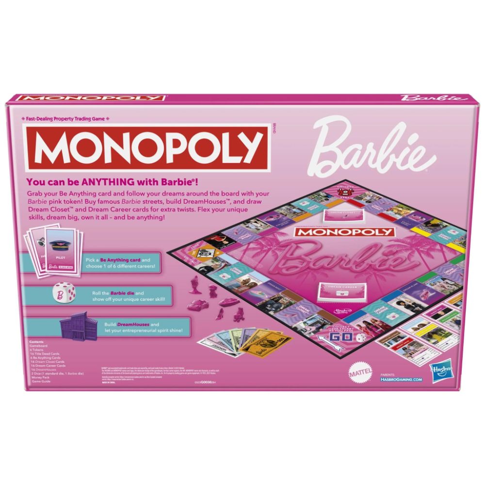 Monopoly Barbie Edition Board Game