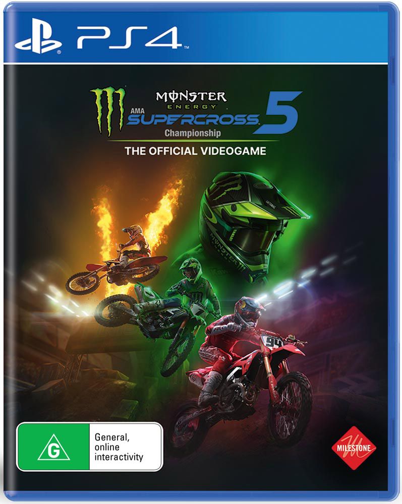 Monster Energy Supercross - The Official Videogame 5 PS4 MÍDIA DIGITAL -  Raimundogamer midia digital